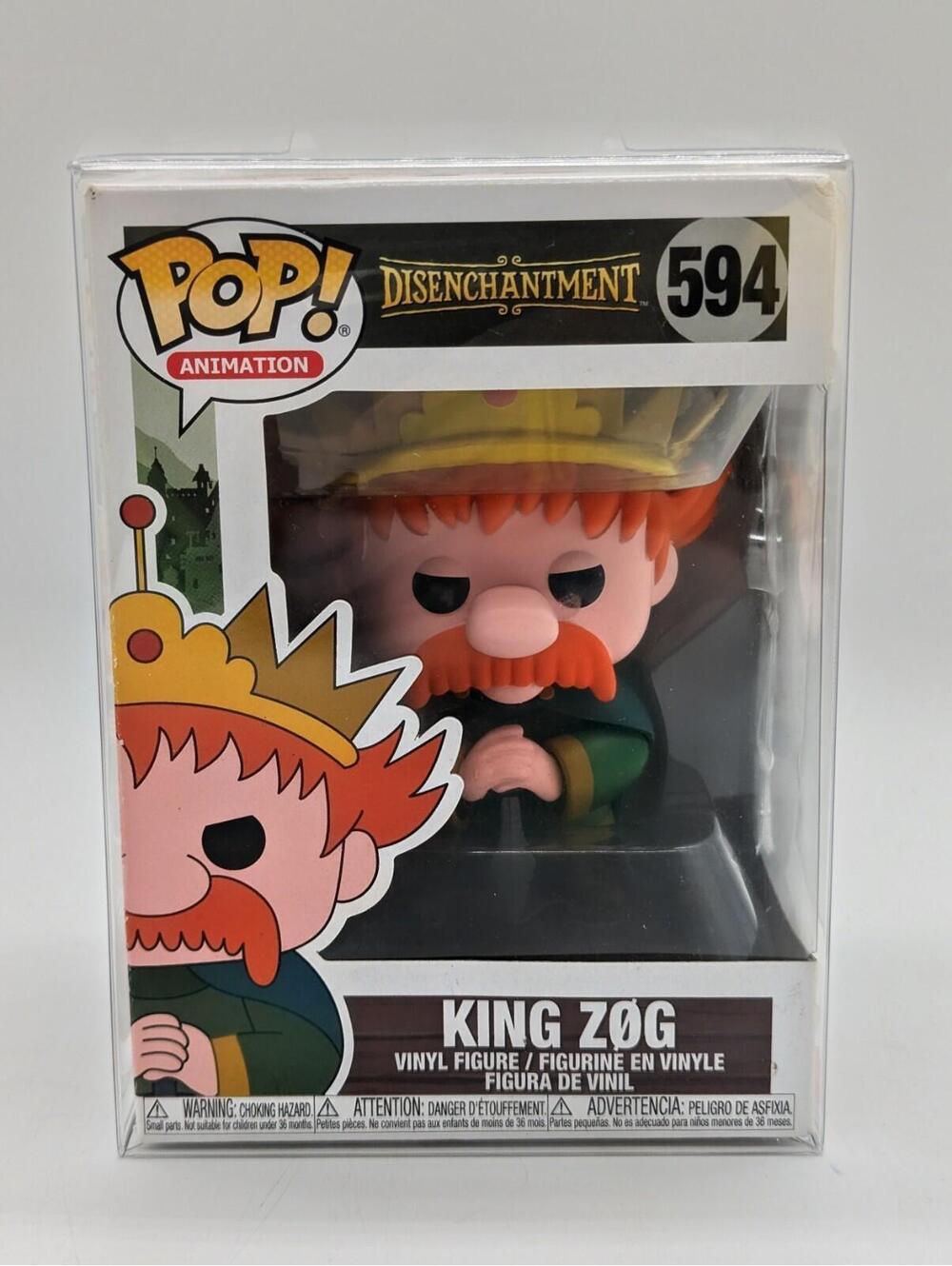 Funko Pop! - Disenchantment - King Zog - #594 Animation Vinyl Figure + Protector